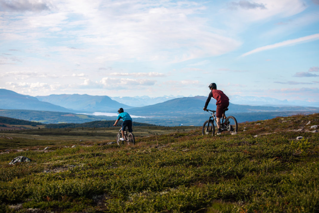 sykling på Golsfjellet