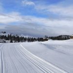 Skiløype med hus