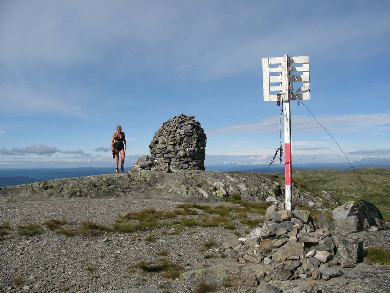 Toppen av Nystølvarden