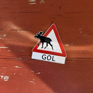 Gol Magnet med Elg