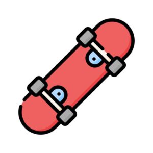 Trehjulssykkel, lekesykler,  og skateboards