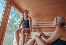 Nyt saunaen på fjellet