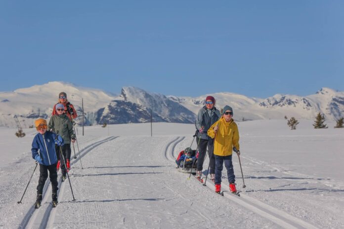 Gol, Golsfjellet, Hallingdal, Påske, Oset, skitur, pulk, langrenn.