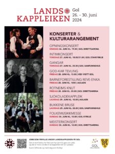 Program til Landskappleiken Gol 2024 26.–30. juni