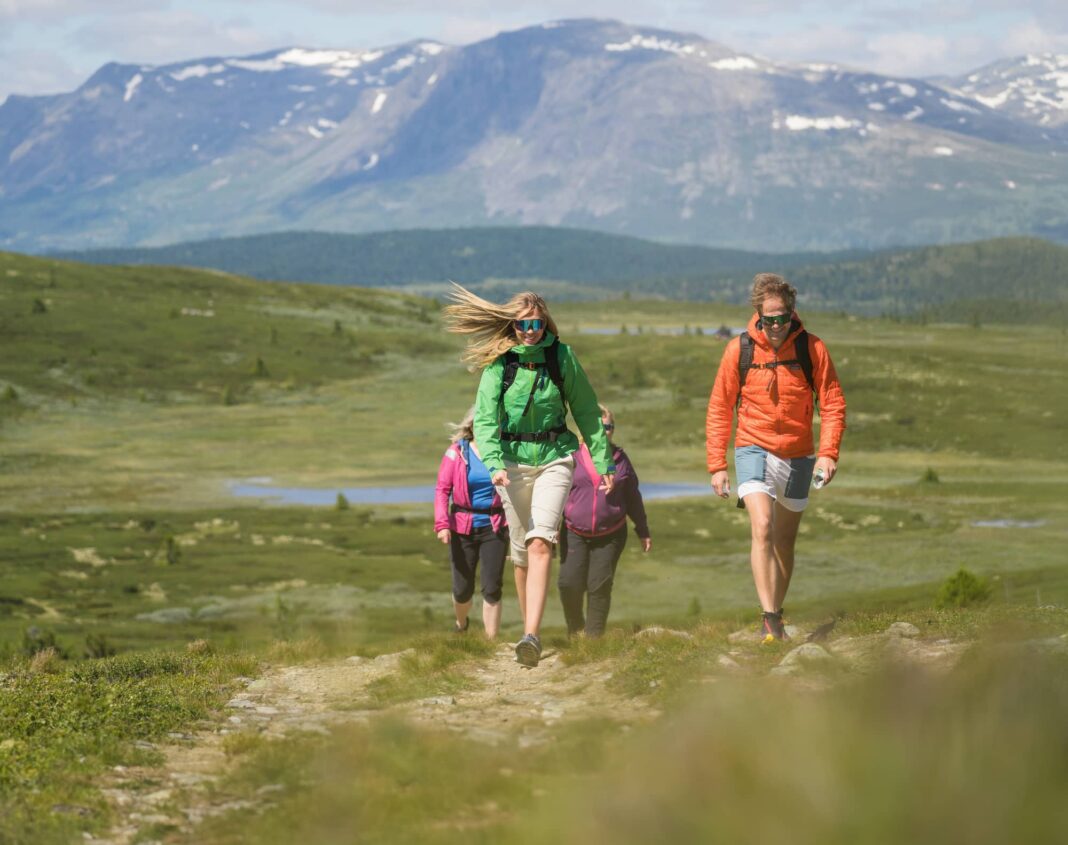 Vandring på Golsfjellet, ved Storefjell Resort